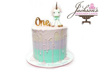 Baby Unicorn Birthday Cake