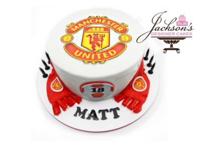 Manchester United Birthday Cake