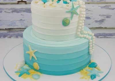 Beach Cake With Pearls