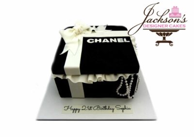 Chanel Gift Box Birthday Cake