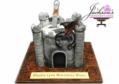 Dragon Castle Birthday Cake
