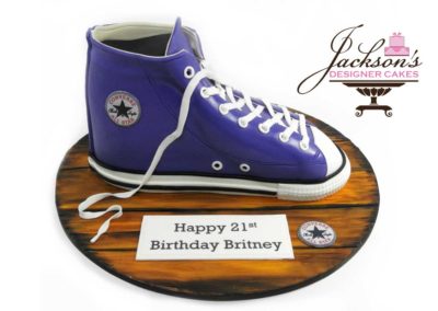 Converse Shoe Birthday Cake